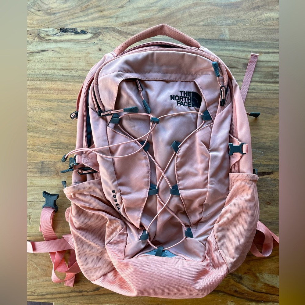 The Northface Borealis Backpack - Color - Evening Sand Pink/Asphalt Grey